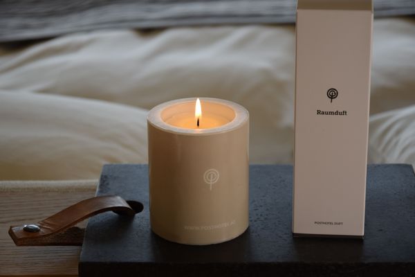A Candle and Posthotel scent